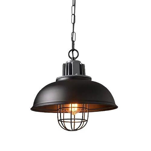 Luminaire suspendu vintage réglable avec cache-pot intégré