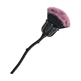 Pennello professionale per rimuovere le unghie con manico lungo, pennelli per nail art e cipria, per salone o uso domestico