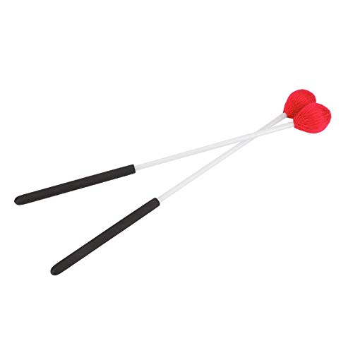 Maillets de percussion pour marimba à tête rigide rouge haute précision - 2