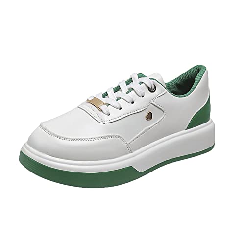 Zapatos deportivos casuales de mujer con suela gruesa para aliviar el cansancio al caminar