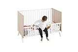 Cuna colecho Shira 120x60 + kit colecho + barandillas para c