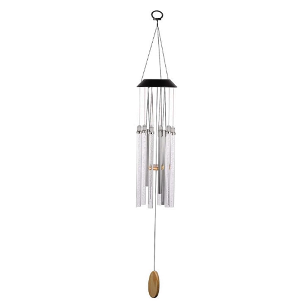 CTRLZS Solar Led Wind Chime Light Light Outdoor Waterproof Hanging Tube Pendant Lamp