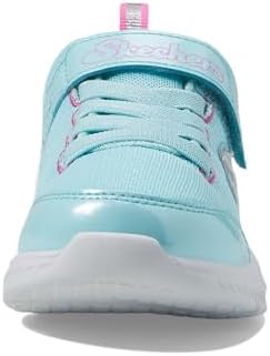 Skechers Kids Girls Sole Swifters Sneaker, Aqua/Pink, 3.5 Big Kid | Image 5