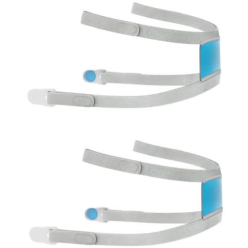 ULSEIGN Headgear Strap Replacement for ResMed AirFit/AirTouch F30i / X30i CPAP Full Face Mask with Magnetic Clips 2-Pack