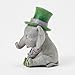 Enesco Jim Shore Heartwood Creek Irish Elephant with Clovers Figurine, 4.75 Inch, Multicolor