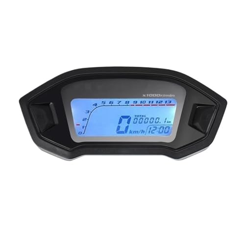 Compteur de vitesse pour moto précis avec odomètre numérique