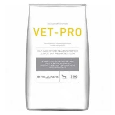 Vet pro Hypoallergenic Dry Adult Dog Food 3kg for Dogs with Adverse Reactions to Food, Chicken Flavor (B0CJ7DQP1N) Amazon Price History, Amazon Price Tracker
