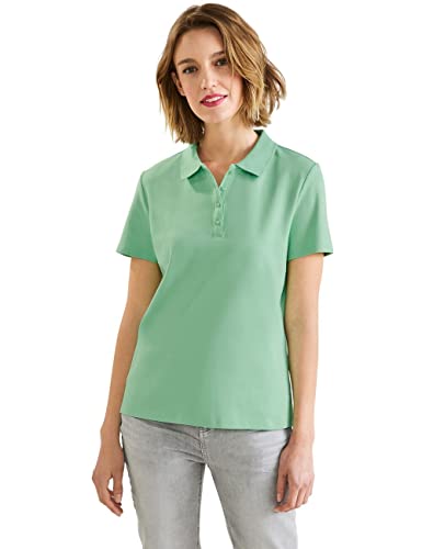 Street One Damen Poloshirt in Unifarbe