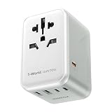 【70W 急速充電】MOMAX 変換プラグ PD 70W GaN 急速充電 海外旅行用電源変換 6台同時充電 3*USB-C PD & 2*USB-A QC &1*ACコンセント 海外用コンセント C/BF/O/Aタイプ マルチ変換プラグ 全世界対応 ヨーロッパ/韓国/イギリス/アメリカ/オーストラリアなどの国 便利グッズ パソコンに対応