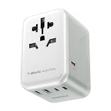 【70W 急速充電】MOMAX 変換プラグ PD 70W GaN 海外用 6台同時充電 3*USB-C PD & 2*USB-A QC &1*ACコンセント 海外コンセント C/BF/O/Aタイプ マルチ変換プラグ 全世界対応 ヨーロッパ/韓国/イギリス/アメリカ/オーストラリアの国に対応