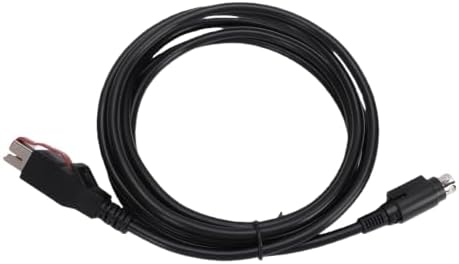 Denash 24V Powered USB to 3 Pin DIN Printer Cable Durable Print Data Cable for POS Systems and Scanners 6.56ft - 2