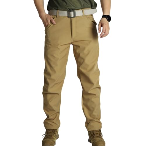 Pantalones para Hombre Trekking Cargo Pants Otoño Inviernos Anchos Largos Pantalon Pantalones Cortavientos de Secado rápido Elásticos Jogging Pantalón Talla Grande para Pesca al Aire Libre