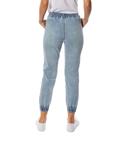 dollhouse Women's Light Jogger with Functional Zipper and Double Button Closure2