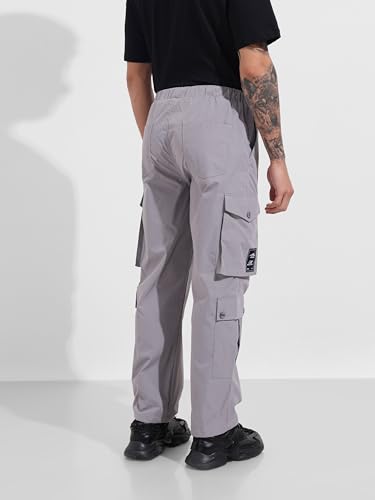 Image of The Indian Garage Co Men Relaxed Fit Mid-Rise Cargos