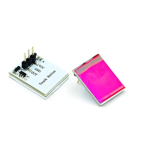 Interrupteur tactile capacitif rouge et capteur de bouton électronique DIY