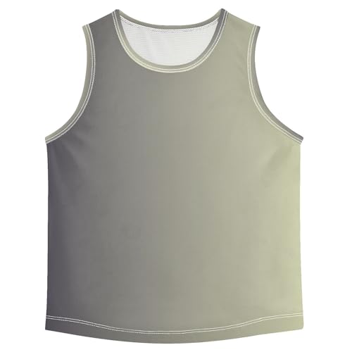 J JOYSAY Orange Gradient Boys Tank Top Sleeveless Muscle Shirts Quick Dry Kids T-Shirts 3-15T