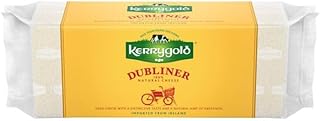 Dubliner Imported Irish Cheese, Milk From Grass-fed Cows; Imported from Ireland; 100% Natural ; Aged Cheese with a Distinctive Taste and a Natural Hint of Sweetness; Keep Refrigerated.
