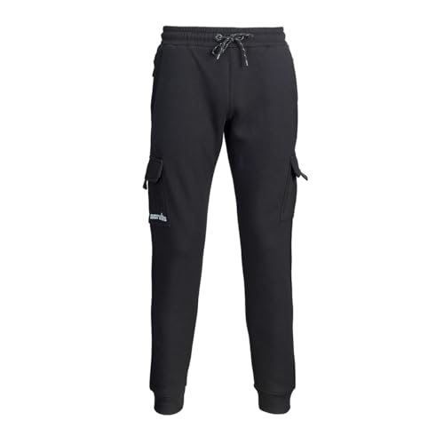 Scruffs Mens Slim Fit Trade Jogger Sweatpants Black M Slim UK