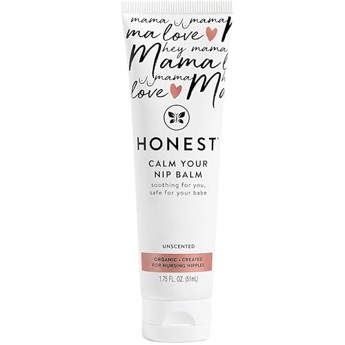 Image of The Honest Company Honest Mama Calm Your Nip Balm | USDA Certified Organic Nipple Cream | 1.75 fl oz