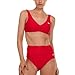 Womens Bralette Set Red
