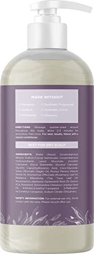 Sage And Rosemary Shampoo Sulfate Free - Ultra Clarifying Shampoo For Build Up And Dry Scalp Treatment With Cleansing Essential Oils For Hair - Sulfate Free Shampoo For All Hair Types With Sage Oil #TOP1