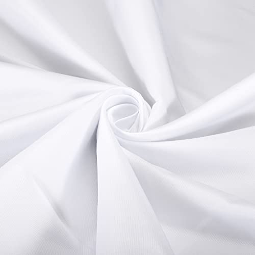 PATIKIL 7x5ft Fabric Backdrop, White Seamless Polyester Cotton Photo Background for Photography Studio