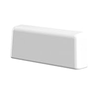 Laroal Ablaufkappen Für Fenster 25mm - 100 Stück Weiße Kunststoffkappen Für Fensterbank