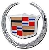 1pcs Front Bumper Grille Badge Emblem Wreath Fit For 2002-2006 Cadillac Escalade