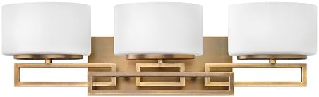 Hinkley Lanza Contemporary Modern Three Light 180W G9 Bathroom Vanity Fixture, Brushed Bronze