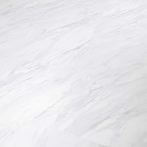 TRECOR® Vinylvloer Klik RIGID 4.2 massieve vloerplanken – 4,2 m dik met 0,30 mm slijtlaag – U koopt monsterstuk met 45 cm – WATERBESTENDIG (vinyl vloer | patroonstuk, carara marmer)