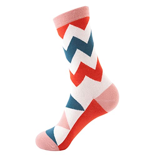 Women Fun Socks Novelty Colorful Funky Fancy Funny Casual Socks for Mother Girlfriend Mens Socks Thin Dress, D, One Size