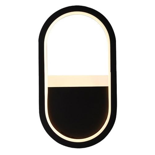 HEBXMF Flush Mount Metal Wall Sconce, Nordic Industrial Style Wall Lamp, LED Light Source Single Head Wall Light, Restaurant Corridor Bedside Wall Mounted Lighting Fixtures