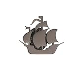 ヨット セーリングブローチ ステンレススチール ボウボタン スーツ バッジ お父さん メンズ ギフト, free size, ステンレス鋼, 宝石 na