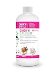 Premium Poultry Calcium Supplement for Bone Health & Egg Production-Chick’N Calcium from Chick’N Swell Brand- for All Poultry. 500 ml- Makes 100 liter. Made in Canada.