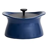 ベストポット bestpot mini ミニ(インディゴブルー)土鍋 炊飯【14.8cm/直火用/1合まで/550ml/正規販売店】萬古焼 日本製 蓄熱調理 無水調理 両手鍋 時短 料理 羽釜