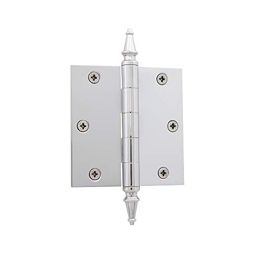 Image of Nostalgic Warehouse Steeple Tip Residential Door Hinge with Square Corners