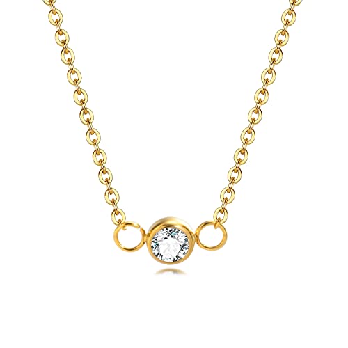 Collier en acier inoxydable idéal pour sublimer une tenue de bureau ou une soirée habillée
