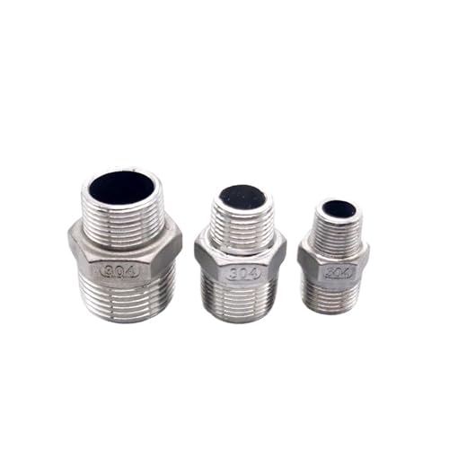 Raccord de plomberie anti-fuite mamelon hexagonal inox pour tuyau eau