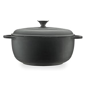 Mercer Culinary M46004MBK Gusseisen Schmortopf 6 qt