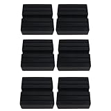 BEVDICNC 6 Stücke Gummiauflage Wagenheber, Gummi-Stützkissen 75x75x25 mm Gummipuffer...