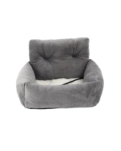 LAYYSD Asiento Perro Coche Perros Pequeños Medianos Sofá Viaje Delantero Trasero Asiento Portador Mascotas Sofá Portador Perro Funda Asiento Coche Transportin Perro Coche