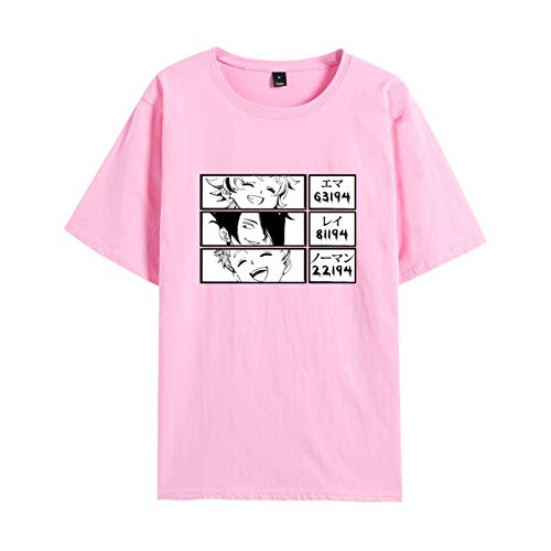 Unisex Anime The Promised Neverland Camiseta Casual de Manga Corta Camiseta Sudaderas