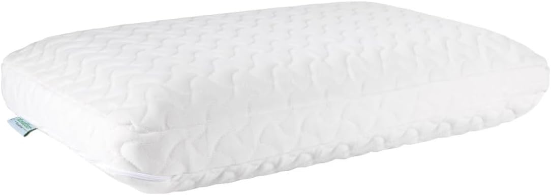 Cuscino in memory foam per un sonno riposante, ergonomico, ad alta densità, per chi dorme sul fianco e sulla schiena (bianco)