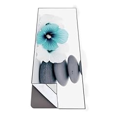 Pebbles & Blue White Flowers