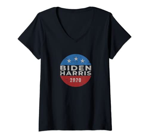 Donna Biden Harris 2020 ByeDon Vintage Vota Joe Biden Anti-Trump Maglietta con Collo a V