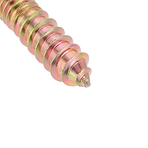 Image of uxcell 5 /16-18 x 1-3 /4 inch Hanger Bolts Double Head Dowel Screw for Wood Furniture 10pcs
