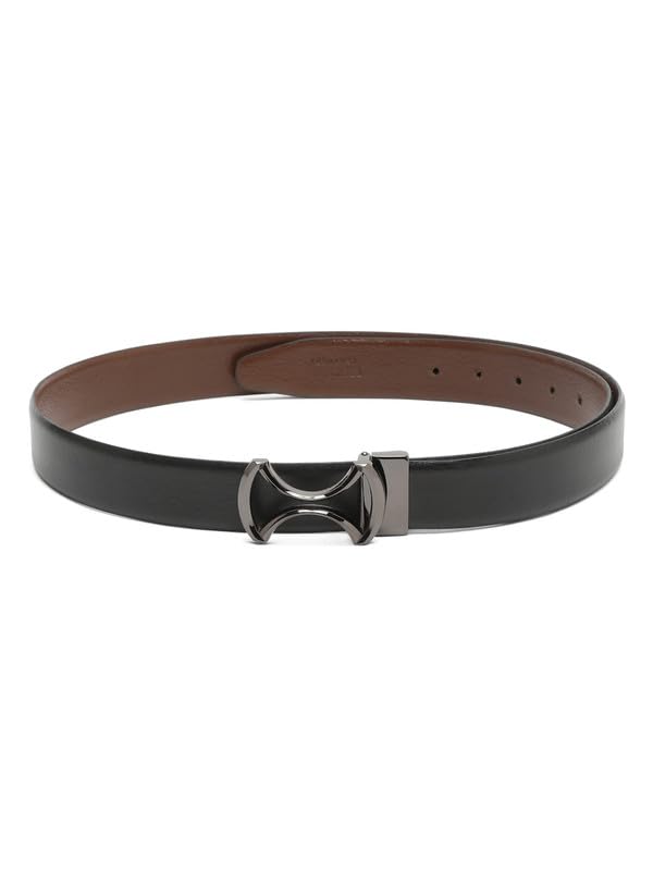 Image of TEAKWOOD LEATHERS Leather Men Reversible Adjutable, Regular Fit for Jeans Office, Outdoor All Occasion Men's Leather Belt | T BT 732