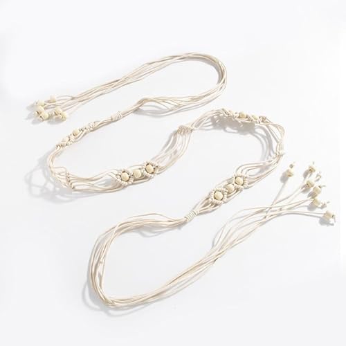 Women's Braid Belt 2025 Adjustable Boho Belts Braided Bohemian Cotton Date Raffia Self Tie3