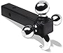 Armordillo USA 8719442 3-in-1 Loaded Tri-Ball Mount with Hook Universal Fits 2-Inch Receiver Tube Trailer Hitch