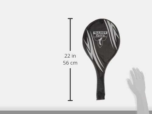 Talbot Torro Badminton Schlägerhülle 3/4 Cover - Universal Racket Cover für alle handelsüblichen Schläger, Robustes Material, beidseitiger Logodruck, schützt zuverlässig (Packung mit 2)